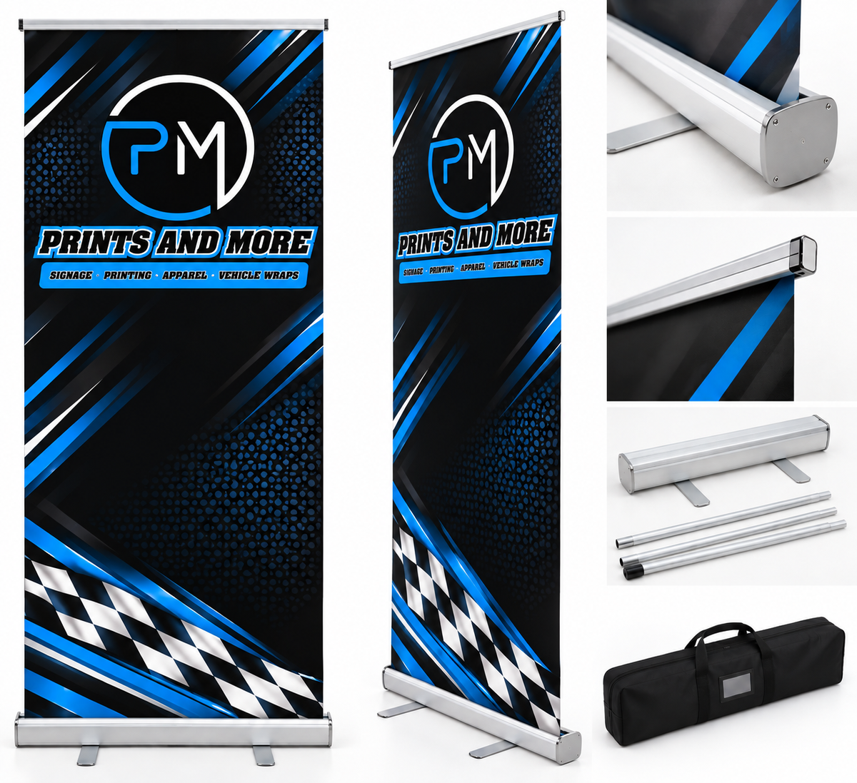 Retractable Banner Stand with Full-Color Print